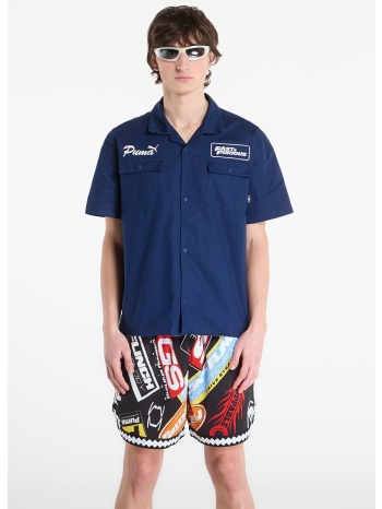 πουκάμισο puma x fast & furious mechanic shirt persian blue σε προσφορά