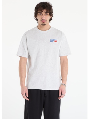 t-shirt new balance athletics premium logo t-shirt ash σε προσφορά