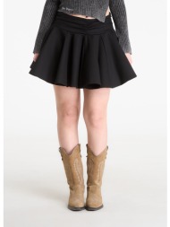 φούστα allsaints tulip ponte skirt black 25