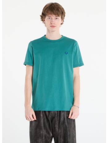 t-shirt fred perry ringer t-shirt deep mint m σε προσφορά