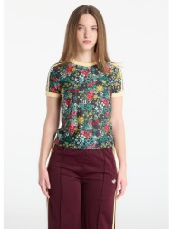 t-shirt adidas 3s tee slim black/ bright green/ cgreen/ eqtyel s