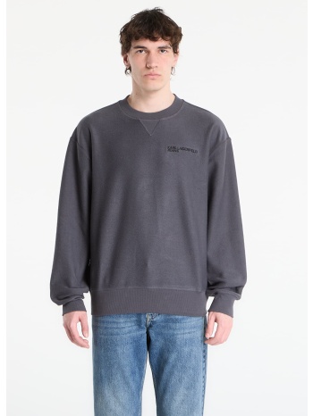 φούτερ karl lagerfeld jeans relax inside out sweat magnet s σε προσφορά