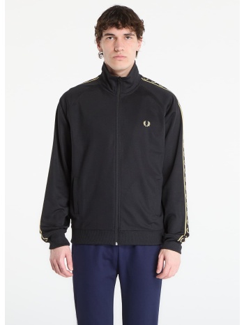 φούτερ fred perry contrast tape track jacket black/