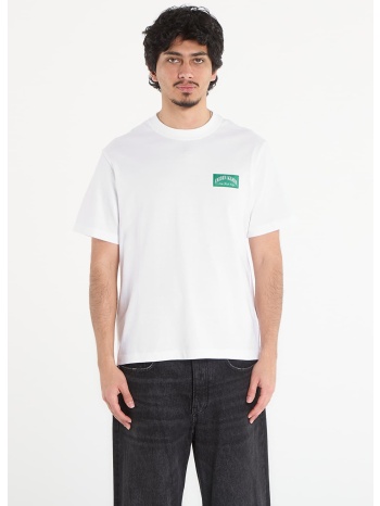 t-shirt calvin klein jeans ss 20s easy collegiate tee white σε προσφορά