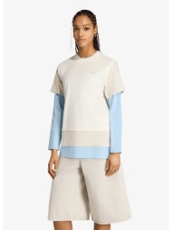 t-shirt adidas layered ls off white s