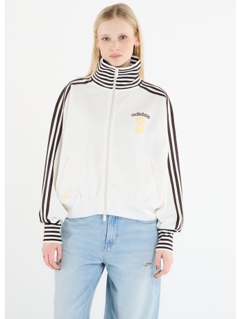 φούτερ adidas vintage bb track top striped rib off white xs
