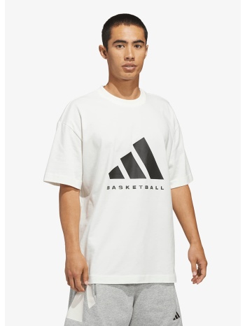 t-shirt adidas adidas ss tee off unisex white/ black xl σε προσφορά