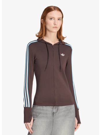 φούτερ adidas hooded zipper aurora cofee s σε προσφορά