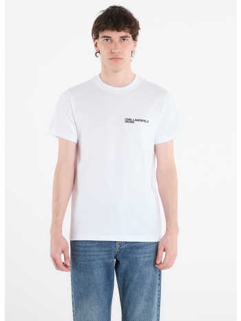 t-shirt karl lagerfeld jeans slim ss tee white m σε προσφορά
