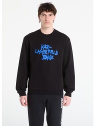φούτερ karl lagerfeld jeans reg graffiti sweat black xl