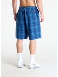 σορτς gramicci lagoon short denim plaid unisex indigo checkered plaid xl