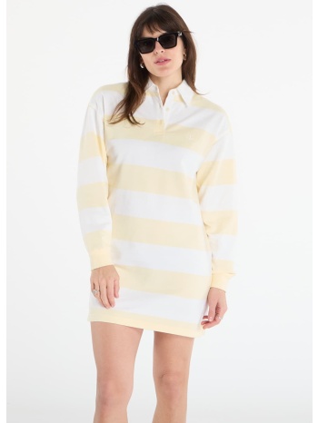 φόρεμα calvin klein jeans ls varsity stripe mini polo dres σε προσφορά