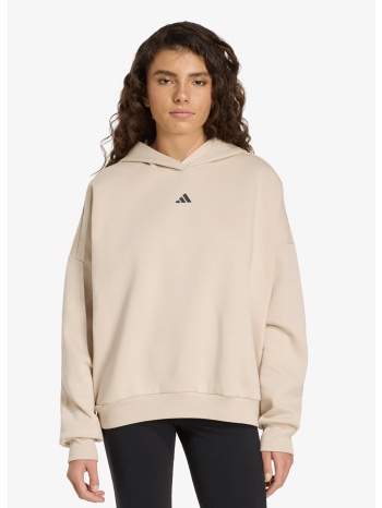 φούτερ adidas w 3 stripes studio hoody beige s σε προσφορά