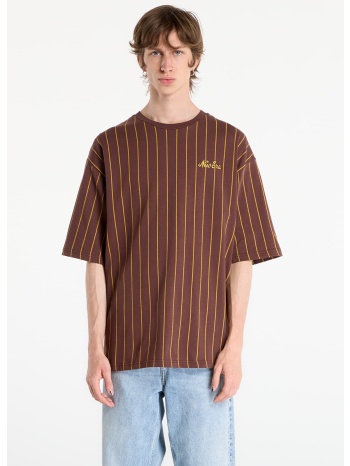 t-shirt new era pinstripe os tee unisex brown s