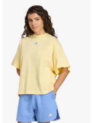 t-shirt adidas w 3ss gfx tee2 almost yellow xs