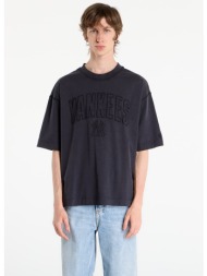 t-shirt new era mlb washed boxy tee new york yankees unisex black m