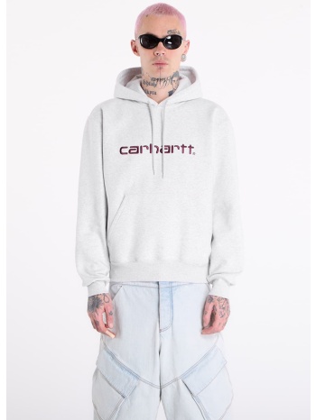 φούτερ carhartt wip hooded carhartt sweat unisex ash