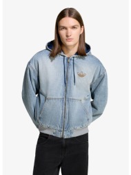 μπουφάν adidas denim padded jacket indigo denim l