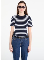 t-shirt tommy hilfiger slim cody c-nk s/s tee breton stripe dark night/ ecru s