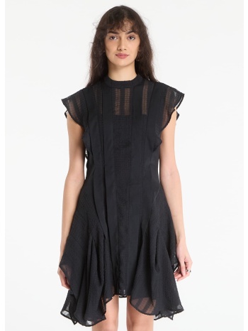 φόρεμα allsaints fleur texture dress black 10 σε προσφορά