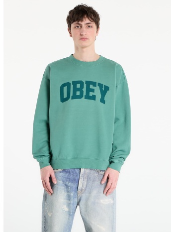 φούτερ obey collegiate pigment crew pigment rainforest l