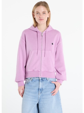 φούτερ carhartt wip w` hooded nelson jacket gentle purple