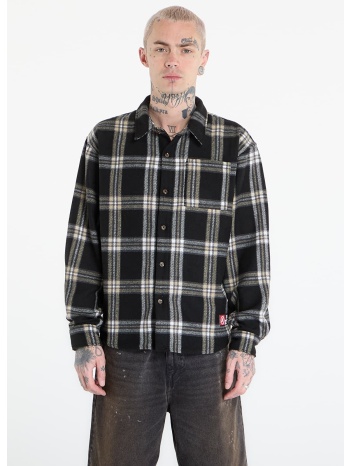 πουκάμισο jordan flight men`s flannel shirt black/ pale