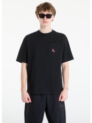 t-shirt jordan men`s t-shirt black/ gym red m