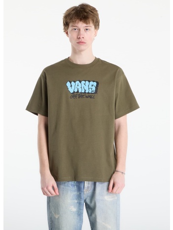 t-shirt vans vans graff loose ss tee mossy olive l