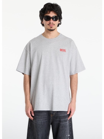 t-shirt diesel t-boxt-bisk t-shirt grey melange l