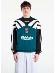 φούτερ adidas liverpool fc crew sweat 95 rich green/ black xl