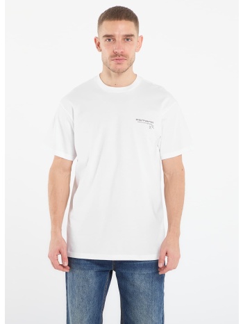 t-shirt carhartt wip s/s garble t-shirt unisex white m σε προσφορά