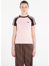 t-shirt adidas sst t-shirt sandy pink/ aurora coffee met./ sandy pink s