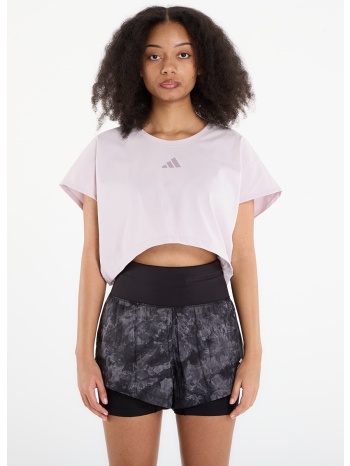 t-shirt adidas primelift workout cropped boxy 3-stripes