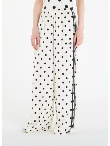 παντελόνια adidas satin polka dots wide leg pant off white
