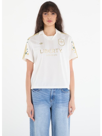 t-shirt adidas x liberty london jersey off white/ ice