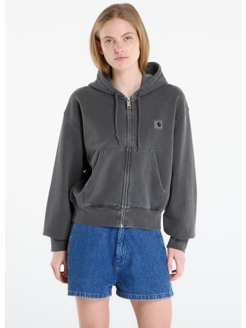 φούτερ carhartt wip w` hooded nelson jacket black garment