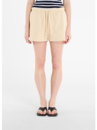 σορτς tommy hilfiger th script sweatshorts country ivory s