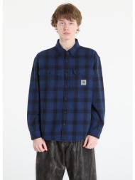 πουκάμισο carhartt wip l/s edmands shirt unisex edmands check/ natural/ jupiter l