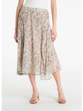 φούστα desigual fal rishit skirt white l