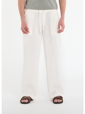 παντελόνια allsaints sharp trouser cottage white m