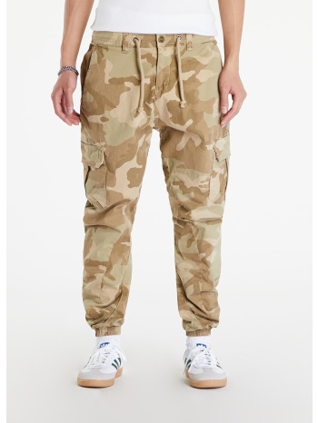 παντελόνια urban classics camo cargo jogging pants sand