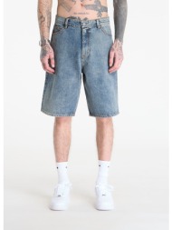 σορτς daily paper compact shield embroidery denim shorts denim l