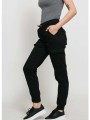 παντελόνια urban classics ladies high waist cargo pants black w31