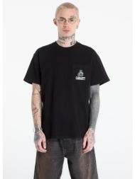 t-shirt carhartt wip s/s pond corps pocket t-shirt unisex black s