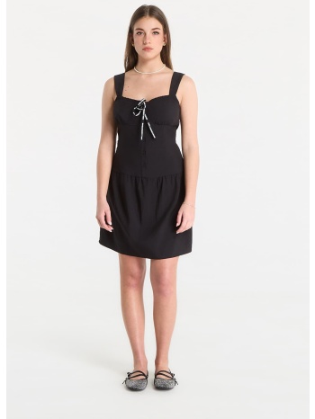 φόρεμα karl lagerfeld jeans strappy mini dress black l