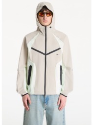 μπουφάν nike tech men`s dri-fit woven full-zip color-block windrunner jacket cream ii/ volt tint/ bl
