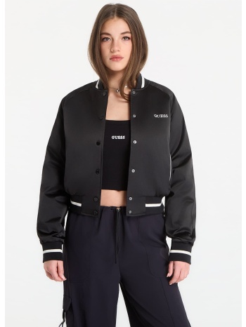 μπουφάν guess tamara jacket jet black l