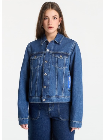 μπουφάν karl lagerfeld jeans regular denim jacket washed