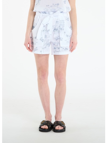 σορτς ea7 emporio armani train costa shorts fancy white σε προσφορά